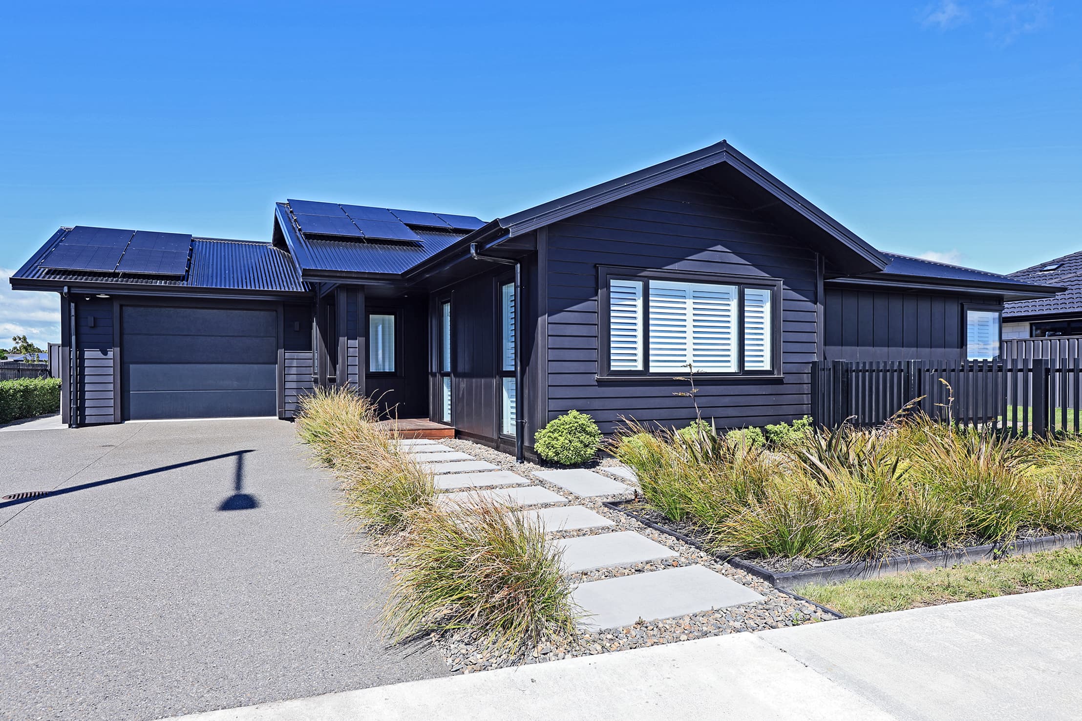 Advance Homes black cladding 