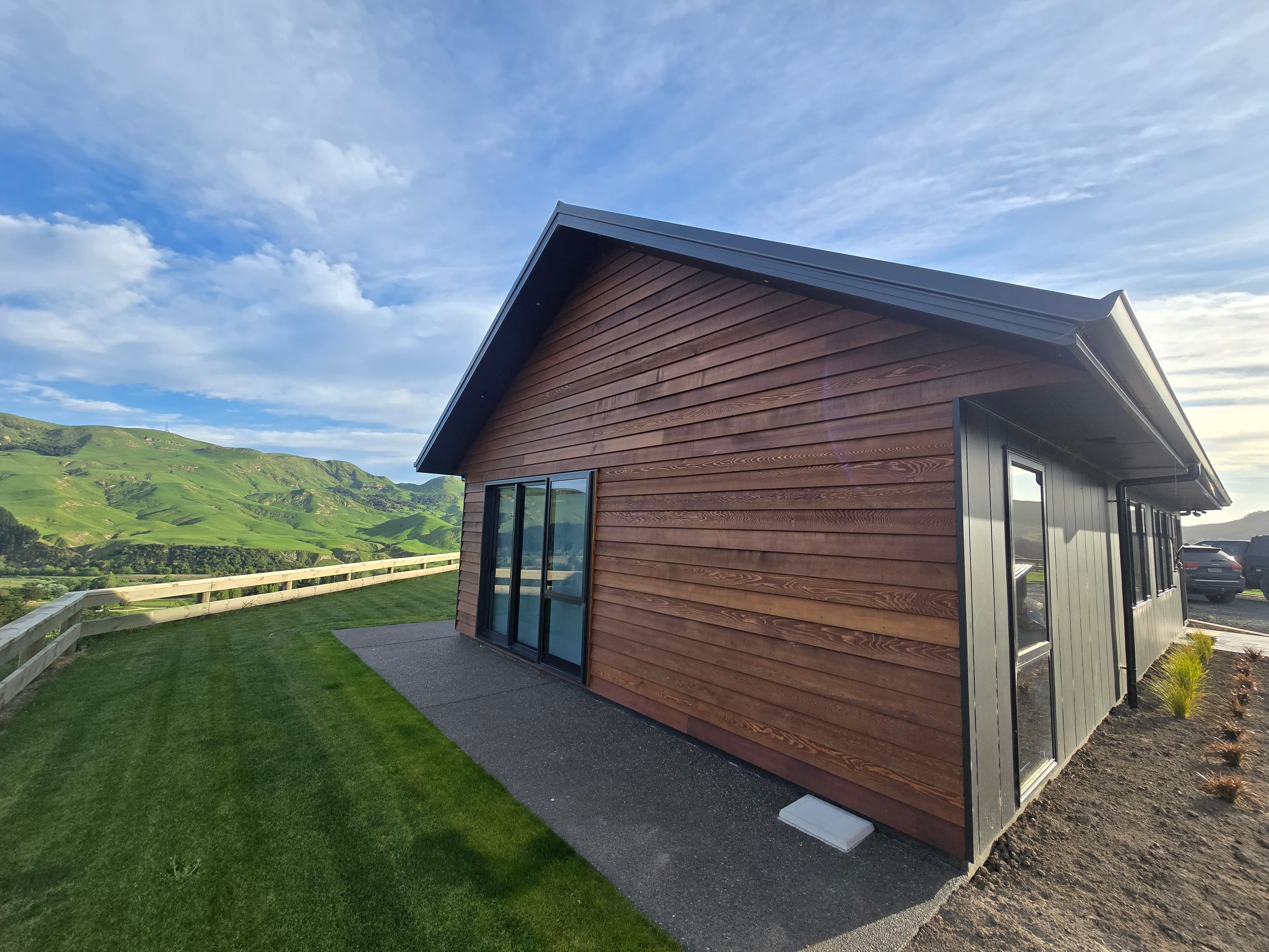 Cedar cladding 