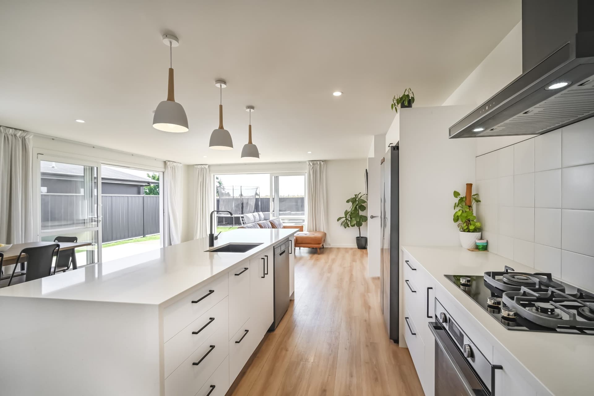 kitchen open plan living