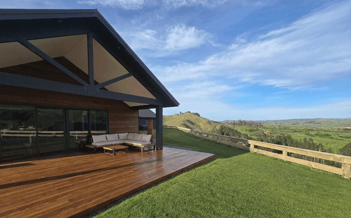 Exterior decking of an Advance home