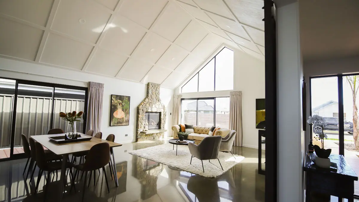 Open plan living in an Advance home